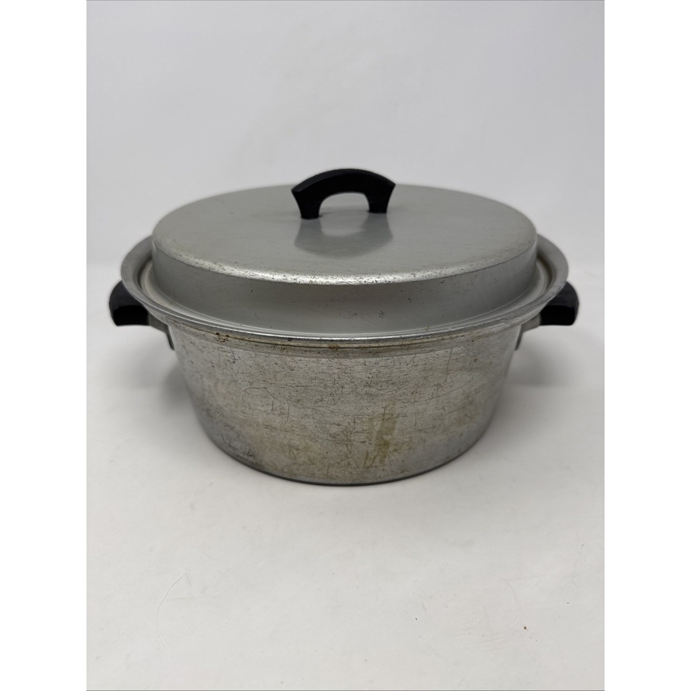 Vintage WEAR EVER 5 qt.‎ Stock Pot Dutch Oven No. 1294 Made In The USA